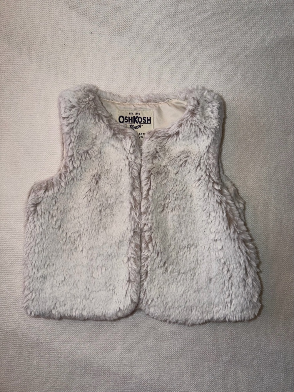 OshKosh B'gosh Cream Satin-Look Lining Jacket (18M)